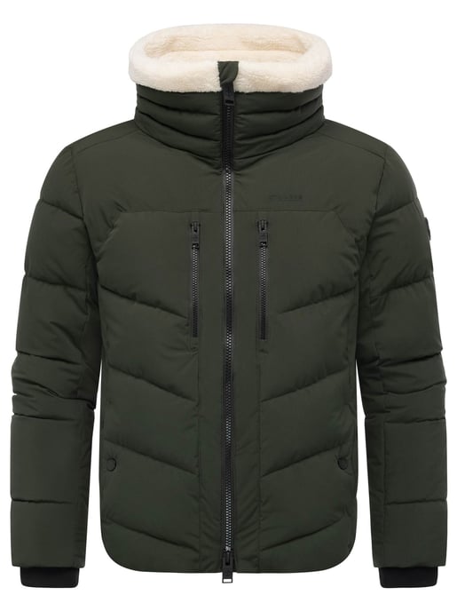 Stone Harbour Herren Steppjacke Ansello mit Teddyfleece-Kragen & Fleecefutter - Image 2