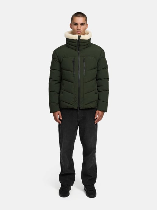 Stone Harbour Herren Steppjacke Ansello mit Teddyfleece-Kragen & Fleecefutter - Image 6