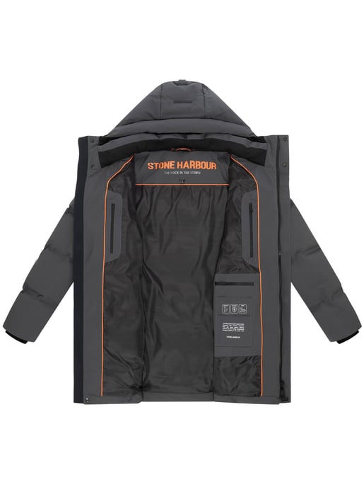 Stone Harbour Herren Winterjacke Darianoo mit Downfree-Steppung & Magnetverschluss - Image 5