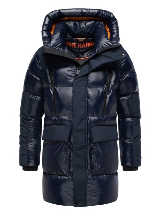 Stone Harbour Herren Winterjacke Nelioon mit 2-Wege-Reißverschluss & Kapuze - Image 1