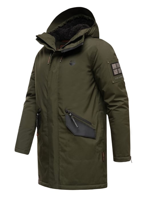 Stone Harbour Herren Winterjacke Ragaan mit Teddyfell & Kapuze - Image 3