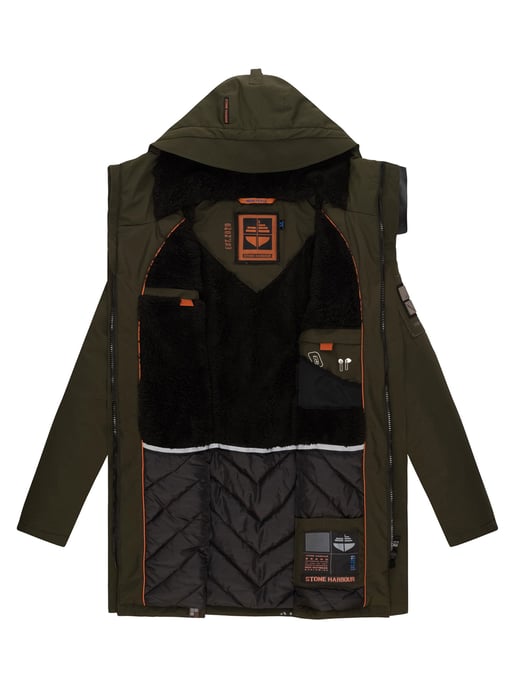 Stone Harbour Herren Winterjacke Ragaan mit Teddyfell & Kapuze - Image 6