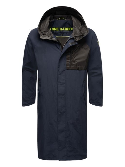 Stone Harbour Herren Regenjacke Zafaar lang geschnitten & wind- / wasserabweisend - Image 1
