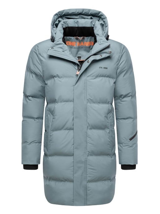 Stone Harbour Herren Wintermantel Thadeek mit abnehmbarer Kapuze & Magnettaschen - Image 1