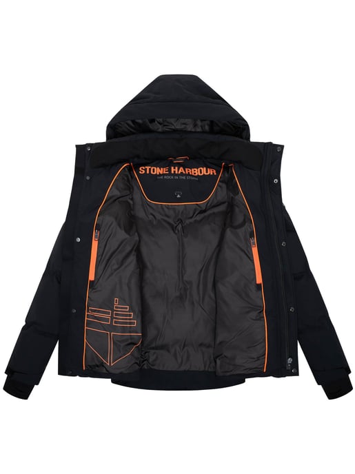 Stone Harbour Herren Winterjacke Livianoo mit abnehmbarer Kapuze & Fleece-Taschen - Image 5