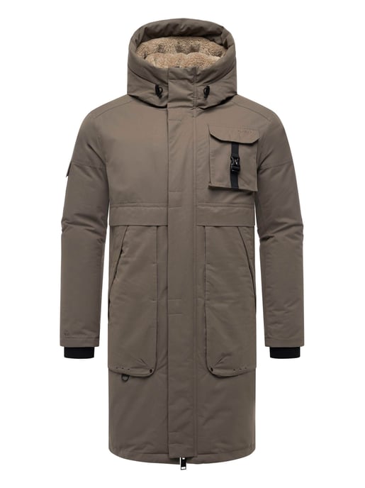 Stone Harbour Herren Outdoorjacke Cyriaan mit Teddyfellkapuze & winddichtem Design - Image 2