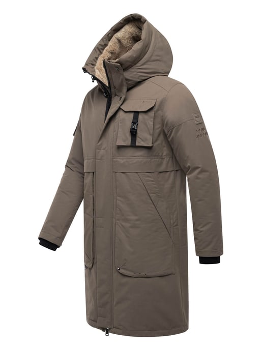 Stone Harbour Herren Outdoorjacke Cyriaan mit Teddyfellkapuze & winddichtem Design - Image 3
