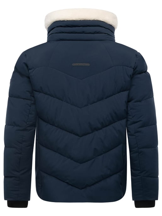 Stone Harbour Herren Steppjacke Ansello mit Teddyfleece-Kragen & Fleecefutter - Image 4
