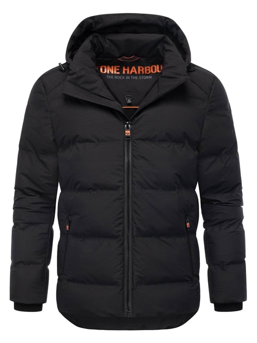 Stone Harbour Herren Winterjacke Gavriloo mit abnehmbarer Kapuze & Fleecefutter - Image 1