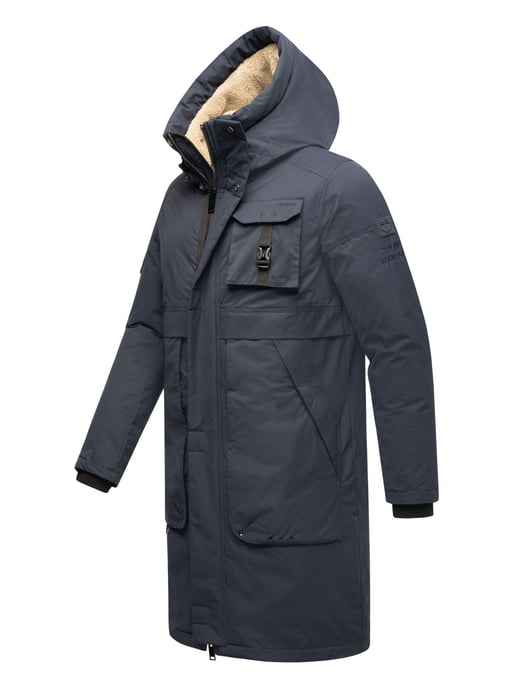 Stone Harbour Herren Outdoorjacke Cyriaan mit Teddyfellkapuze & winddichtem Design - Image 3