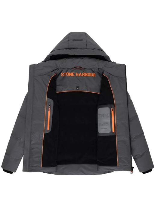 Stone Harbour Herren Winterjacke Gavriloo mit abnehmbarer Kapuze & Fleecefutter - Image 6