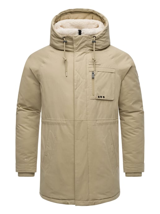 Stone Harbour Herren Winterjacke Navroos mit abnehmbarem Teddyfellkragen & Fleecefutter - Image 2