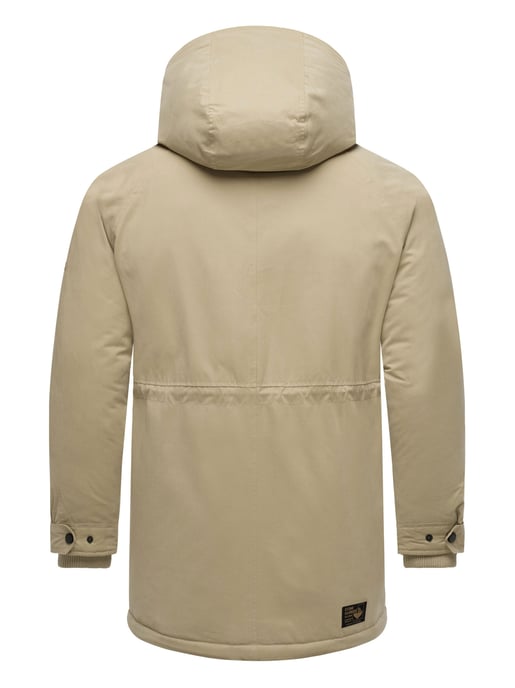Stone Harbour Herren Winterjacke Navroos mit abnehmbarem Teddyfellkragen & Fleecefutter - Image 5