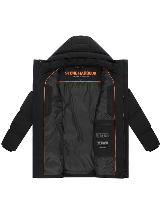 Stone Harbour Herren Winterjacke Darianoo mit Downfree-Steppung & Magnetverschluss - Image 5
