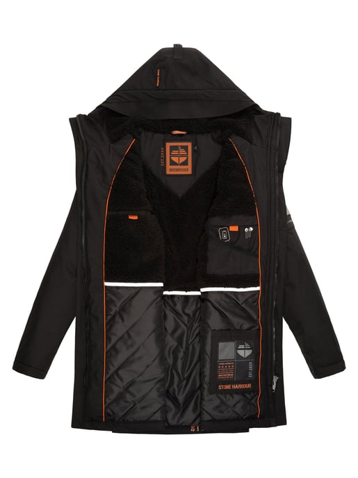 Stone Harbour Herren Winterjacke Ragaan mit Teddyfell & Kapuze - Image 6