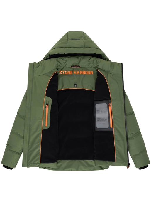 Stone Harbour Herren Winterjacke Gavriloo mit abnehmbarer Kapuze & Fleecefutter - Image 6