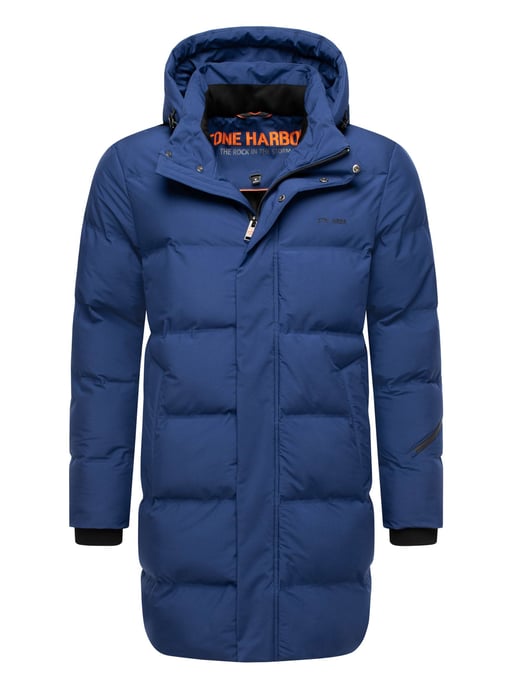 Stone Harbour Herren Wintermantel Thadeek mit abnehmbarer Kapuze & Magnettaschen - Image 1