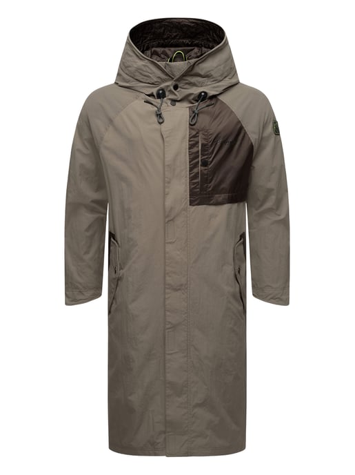 Stone Harbour Herren Regenjacke Zafaar lang geschnitten & wind- / wasserabweisend - Image 2