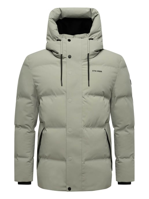 Stone Harbour Herren Winterjacke Taviaan mit Fleecekapuze & winddichtem Design - Image 2