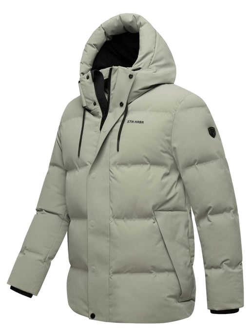 Stone Harbour Herren Winterjacke Taviaan mit Fleecekapuze & winddichtem Design - Image 3