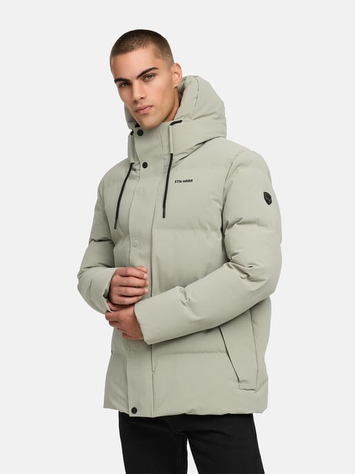 Stone Harbour Herren Winterjacke Taviaan mit Fleecekapuze & winddichtem Design - Image 6