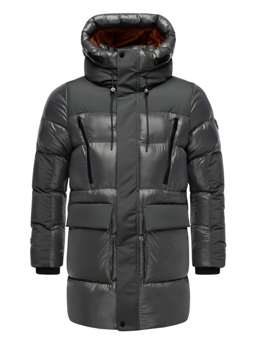 Stone Harbour Herren Winterjacke Nelioon mit 2-Wege-Reißverschluss & Kapuze - Image 2