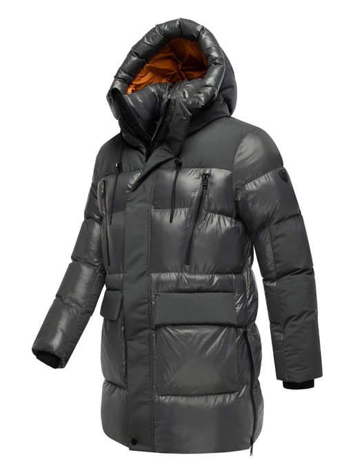 Stone Harbour Herren Winterjacke Nelioon mit 2-Wege-Reißverschluss & Kapuze - Image 3