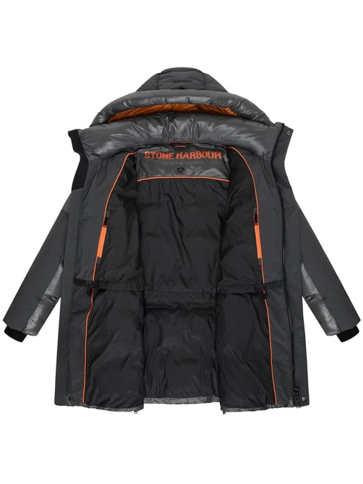 Stone Harbour Herren Winterjacke Nelioon mit 2-Wege-Reißverschluss & Kapuze - Image 5