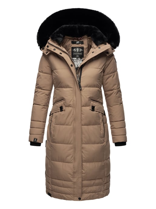 Navahoo Damen Winterjacke Fahmiyaa – Lang, Warm & Funktional mit Kapuze - Image 1