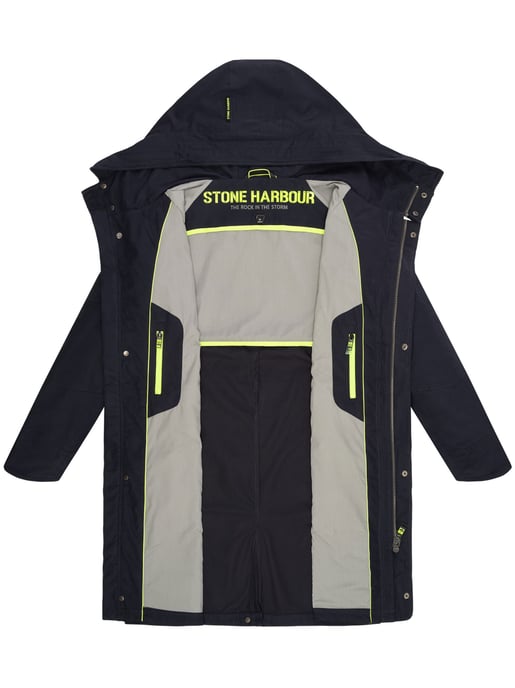 Stone Harbour leichte Herrenjacke Yaroon aus Baumwolle & mit langem Schnitt - Image 5