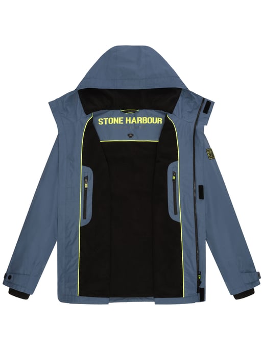 Stone Harbour leichte Herrenjacke Zanjaar mit Fleecefutter & 2-Wege-Reißverschluss - Image 5