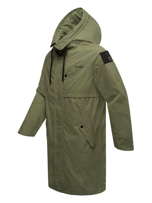 Stone Harbour leichte Herrenjacke Yaroon aus Baumwolle & mit langem Schnitt - Image 3