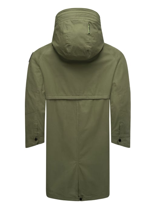 Stone Harbour leichte Herrenjacke Yaroon aus Baumwolle & mit langem Schnitt - Image 4