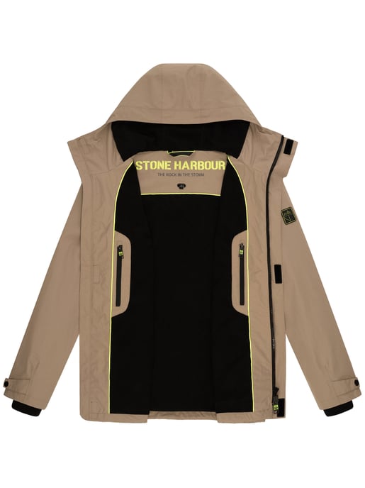 Stone Harbour leichte Herrenjacke Zanjaar mit Fleecefutter & 2-Wege-Reißverschluss - Image 5