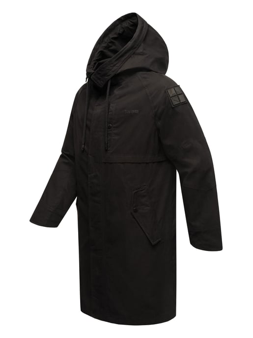 Stone Harbour leichte Herrenjacke Yaroon aus Baumwolle & mit langem Schnitt - Image 3