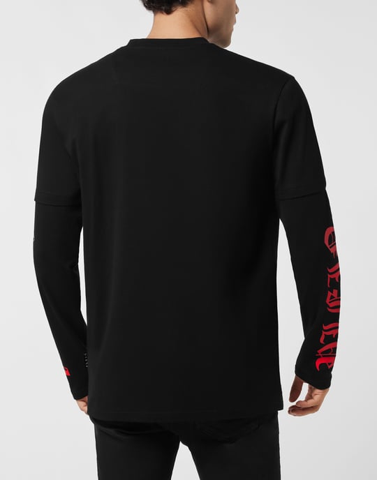 Double Sleeve T-Shirt Banner Embroidery - Image 4