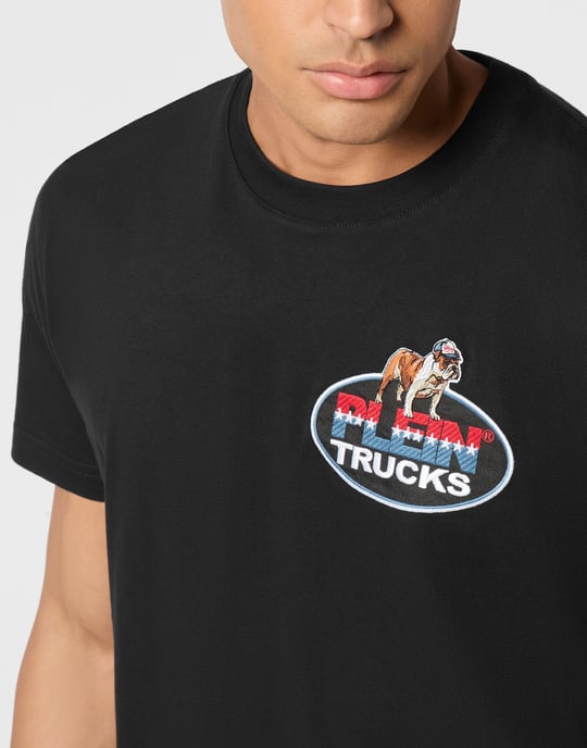 Round Neck T-Shirt Plein Trucks Bulldog - Image 3