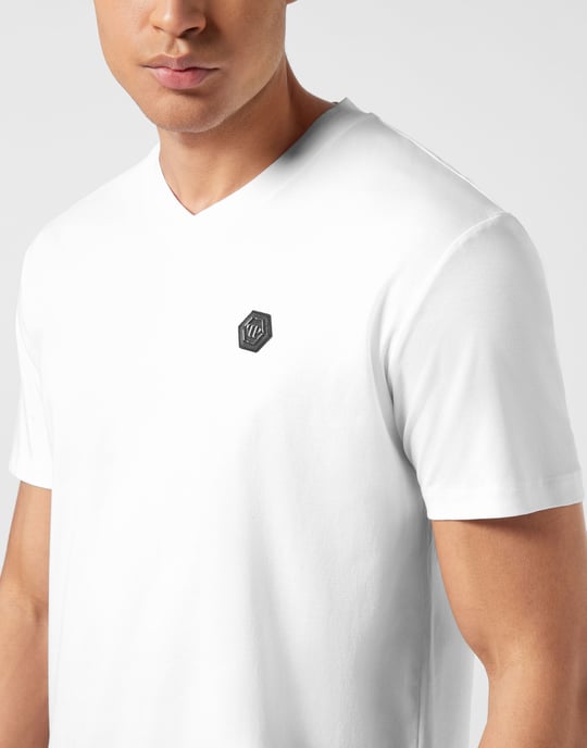 Basic V-Neck T-Shirt Hexagon - Image 2