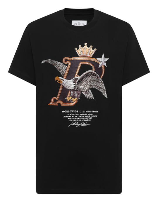Round Neck T-Shirt Eagle Plein Worldwide - Image 1