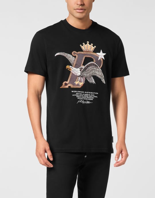 Round Neck T-Shirt Eagle Plein Worldwide - Image 5