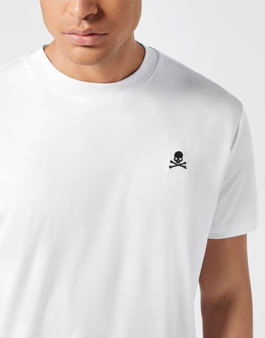 Basic Round Neck T-Shirt Skull - Image 3