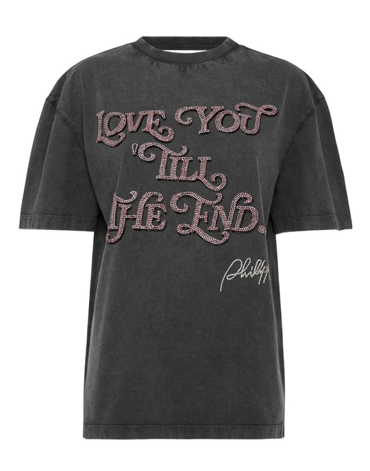 Open Back Man Fit T-Shirt Love Plein - Image 1