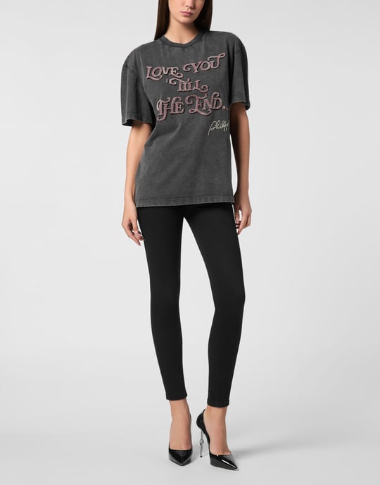 Open Back Man Fit T-Shirt Love Plein - Image 3
