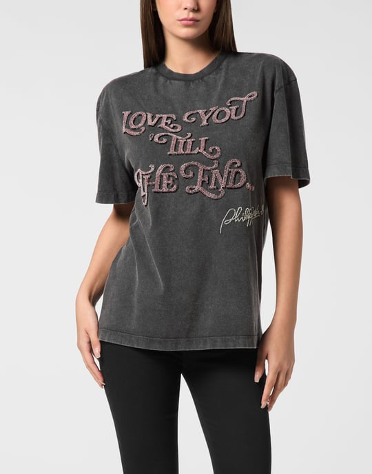 Open Back Man Fit T-Shirt Love Plein - Image 5