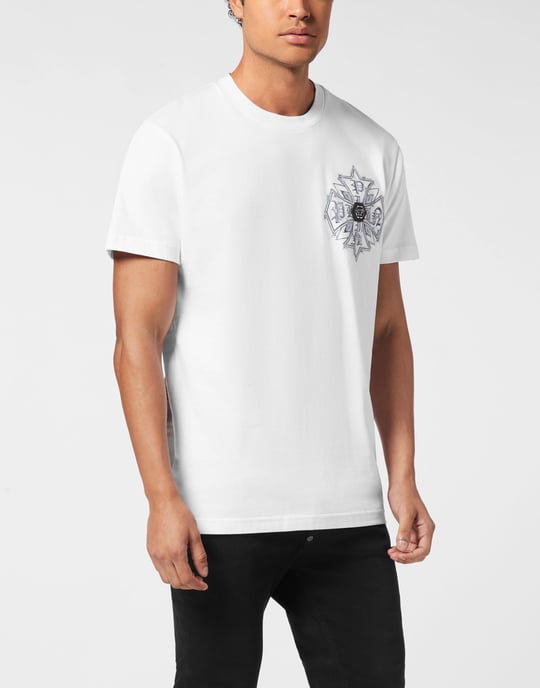 Round Neck T-Shirt Truck Gothic Plein - Image 2