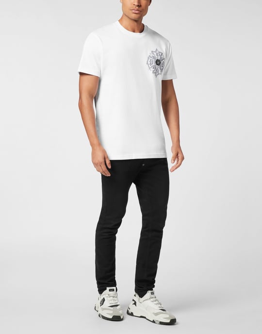 Round Neck T-Shirt Truck Gothic Plein - Image 4