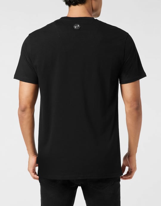 Philipp Plein T-Shirt mit Rundhals Crystal Eagle Mini - Schwarz - Image 5