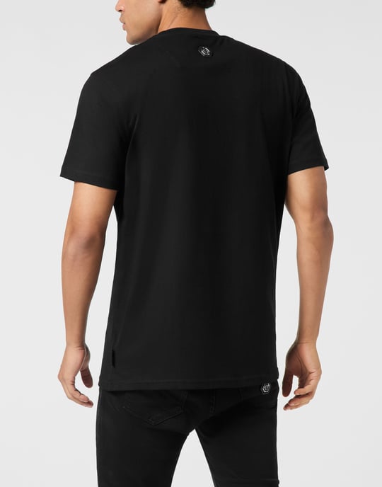 Round Neck T-Shirt Gothic Plein Stones - Image 4