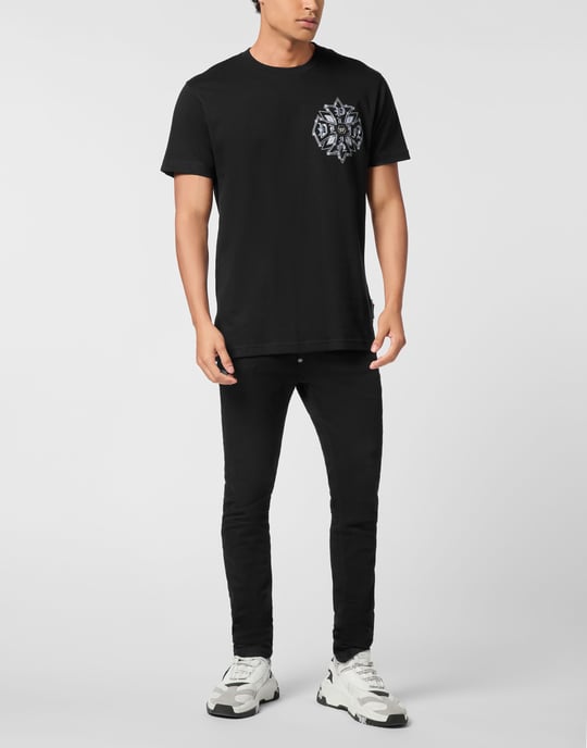 Round Neck T-Shirt Truck Gothic Plein - Image 3