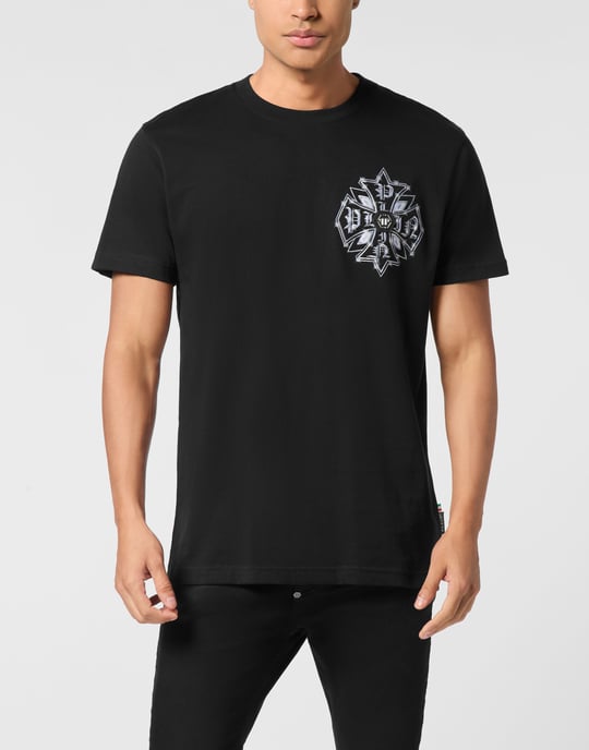 Round Neck T-Shirt Truck Gothic Plein - Image 5